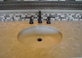 31 - Master Bath Vanity Backsplash