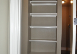 37 - Master closet Shelves